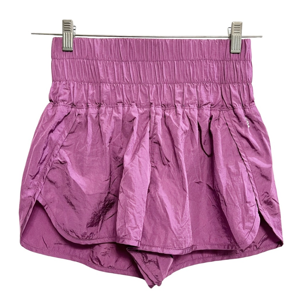 Free People women’s the way home shorts size S high waist purple
